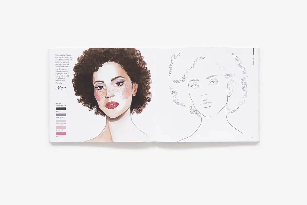 Chronicle Books The Beauty Sketchbook tegnebok sminke