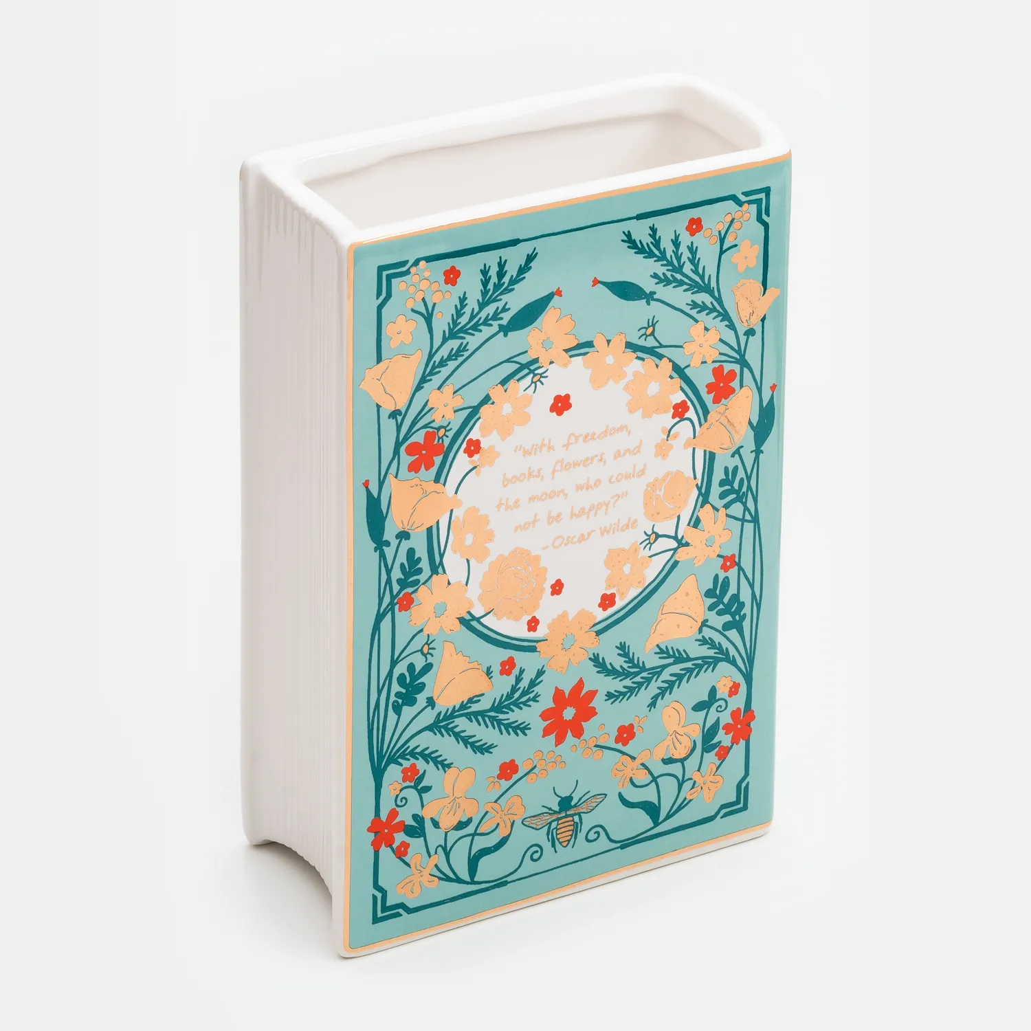 Abrams & Chronicle Bibliophile vase i keramikk