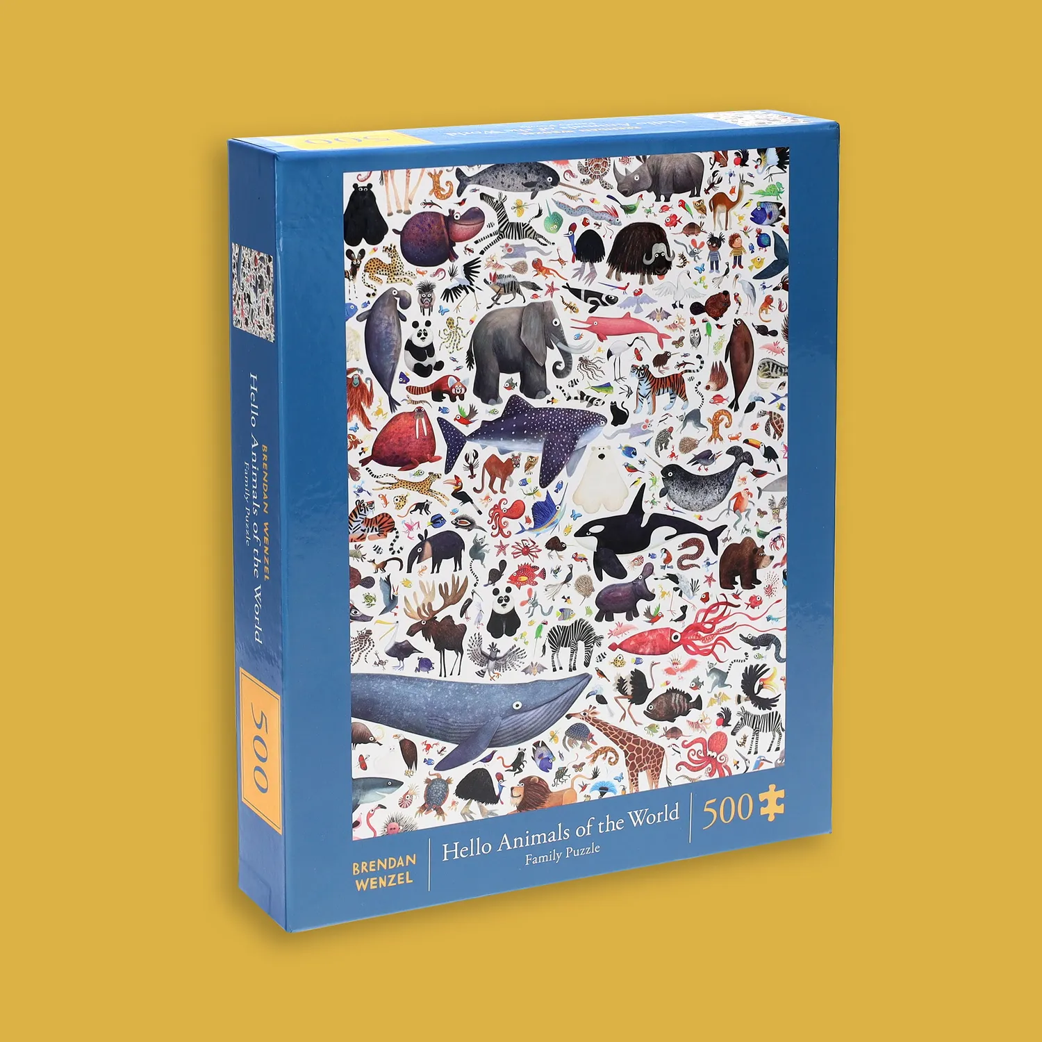 Chronicle Books Hello Animals of the World puslespill 500