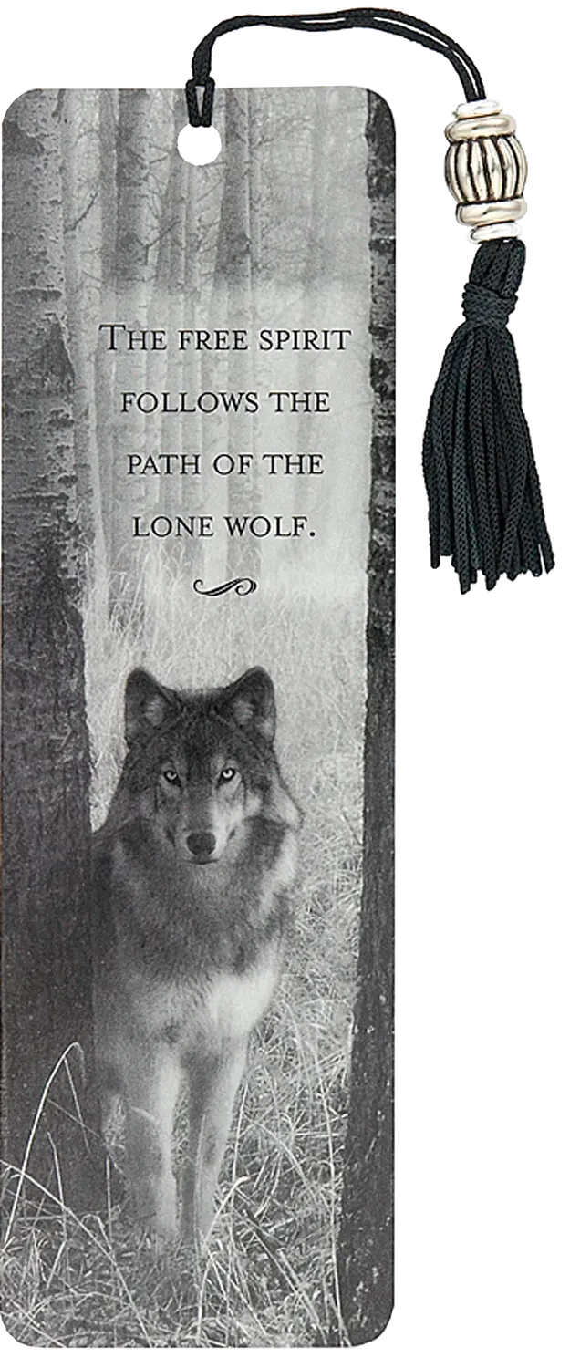 Peter Pauper Press Wolf bokmerke med perledusk