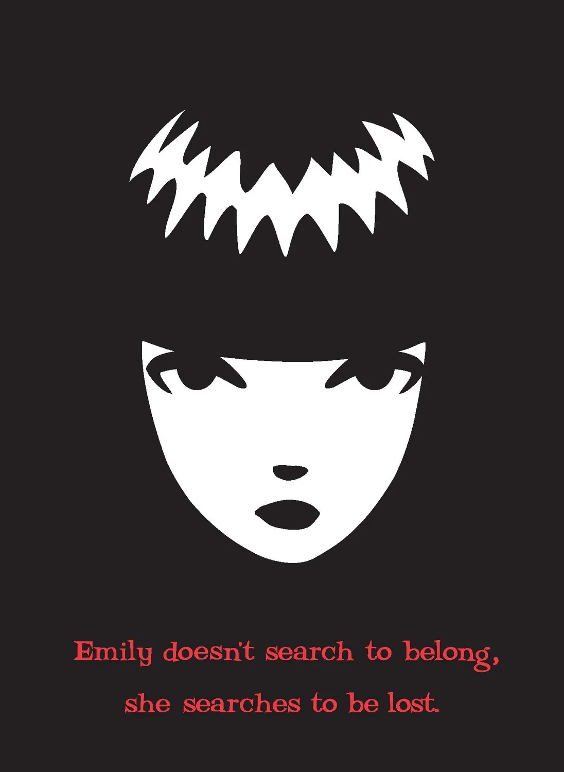 Emily the Strange 30 postkort postkortbok goth