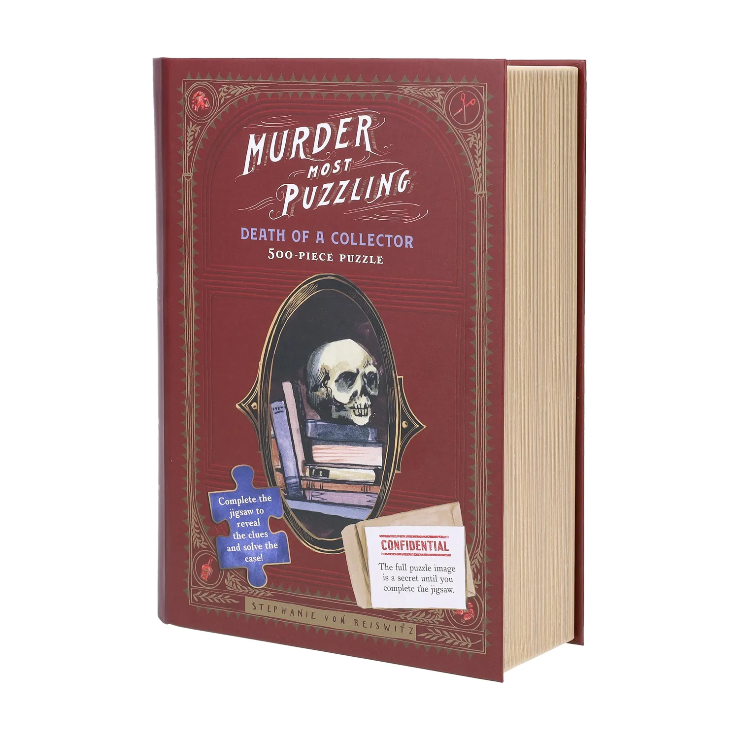 Chronicle Books Murder Most Puzzling Death of a Collector puslespill 500 brikker krim
