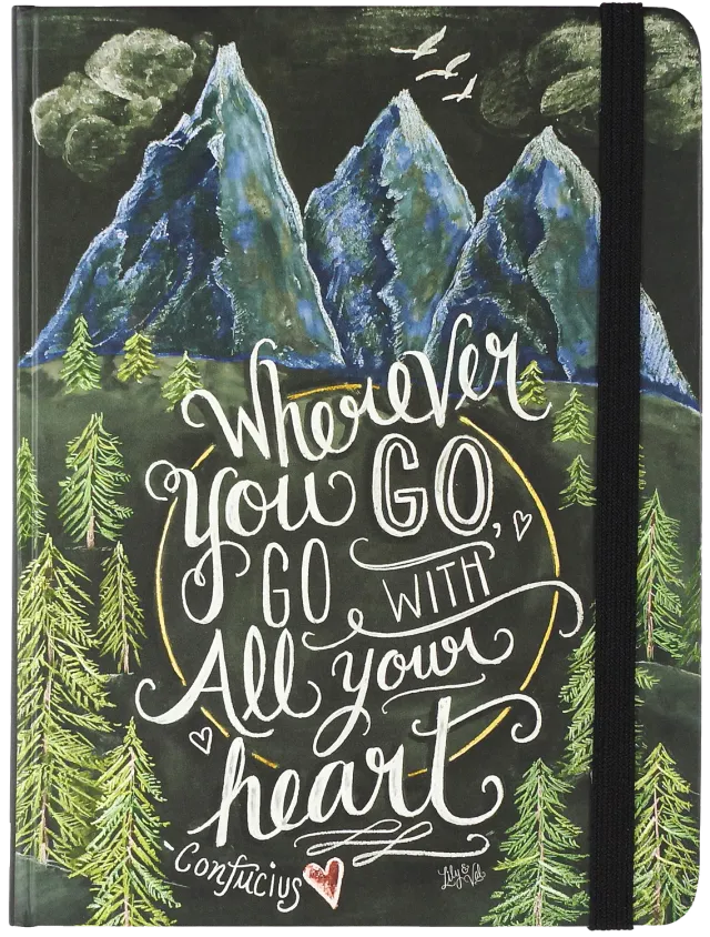 Peter Pauper Press Wherever You Go notatbok mellomstor