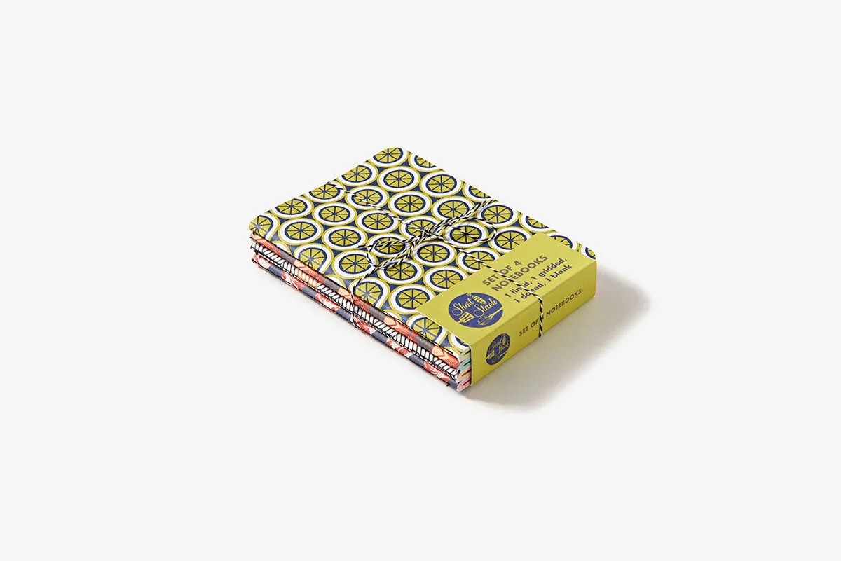 Short Stack Notebooks notatbøker 4-pakning lommeformat