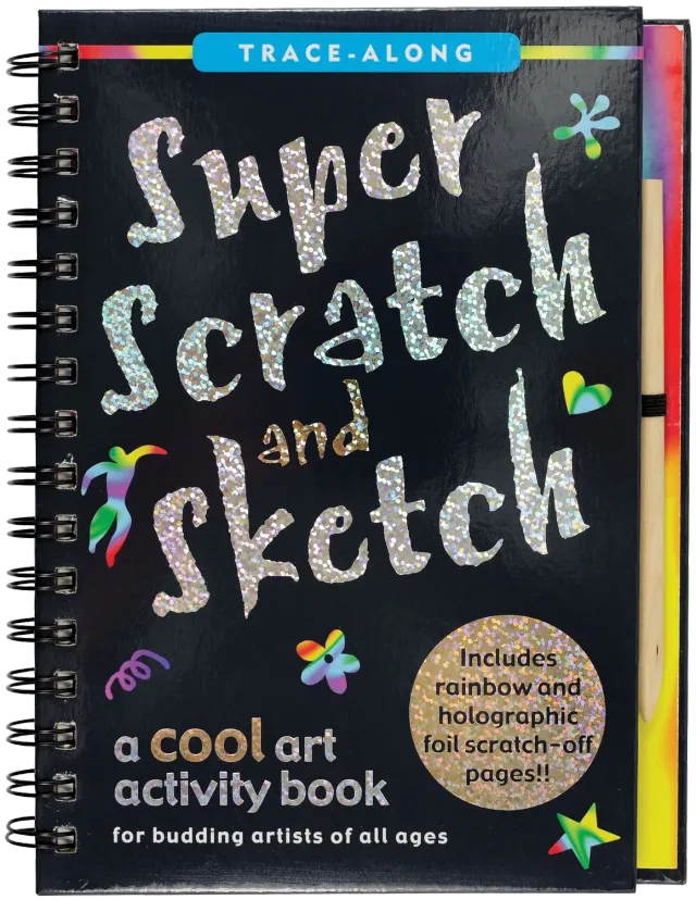 Peter Pauper Press Super Scratch and Sketch skrapebok