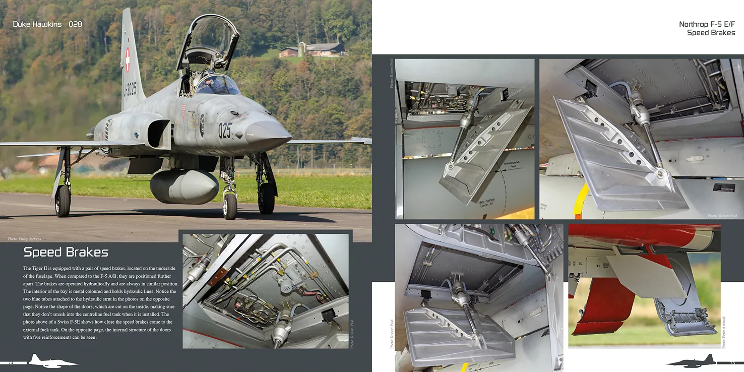 Duke Hawkins Northrop F-5 Tiger II bok modellreferanse