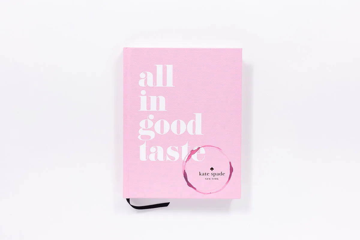 kate spade all in good taste innbundet selskapsbok