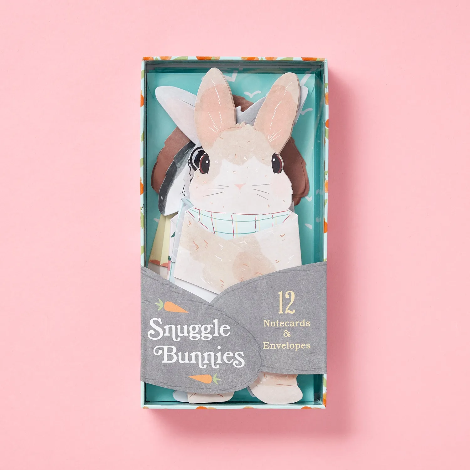 Abrams and Chronicle Snuggle Bunnies notatkort 12 stk med konvolutt