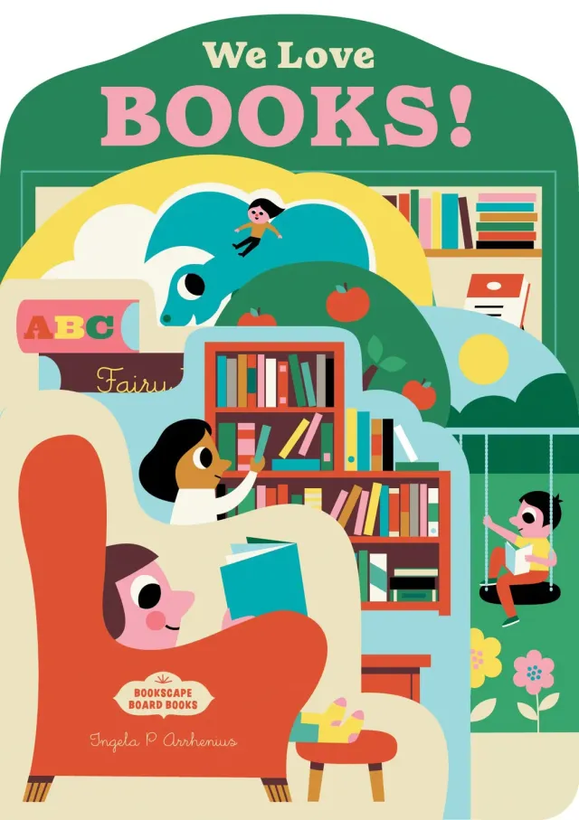 Chronicle Bookscape We Love Books! pappbok 0-3 år