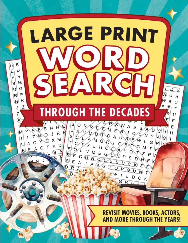 Peter Pauper Press Through the Decades ordsøk stor skrift