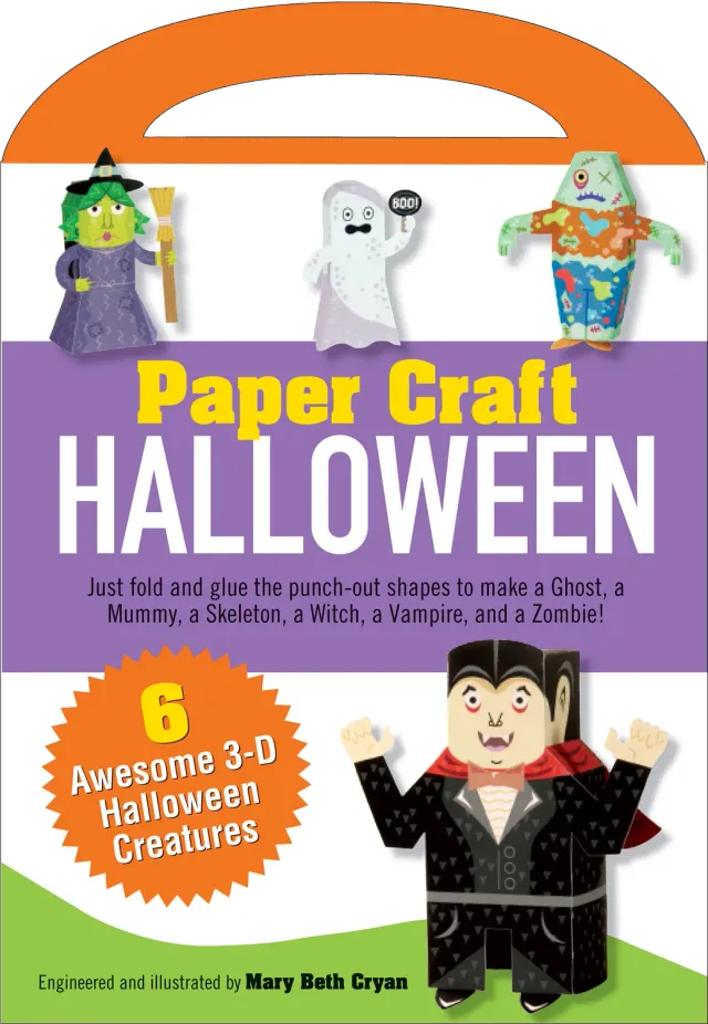 Peter Pauper Press Halloween papirhobbysett 6 figurer