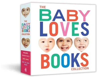 Abrams Baby Loves Books samleboks pappbøker 3 stk