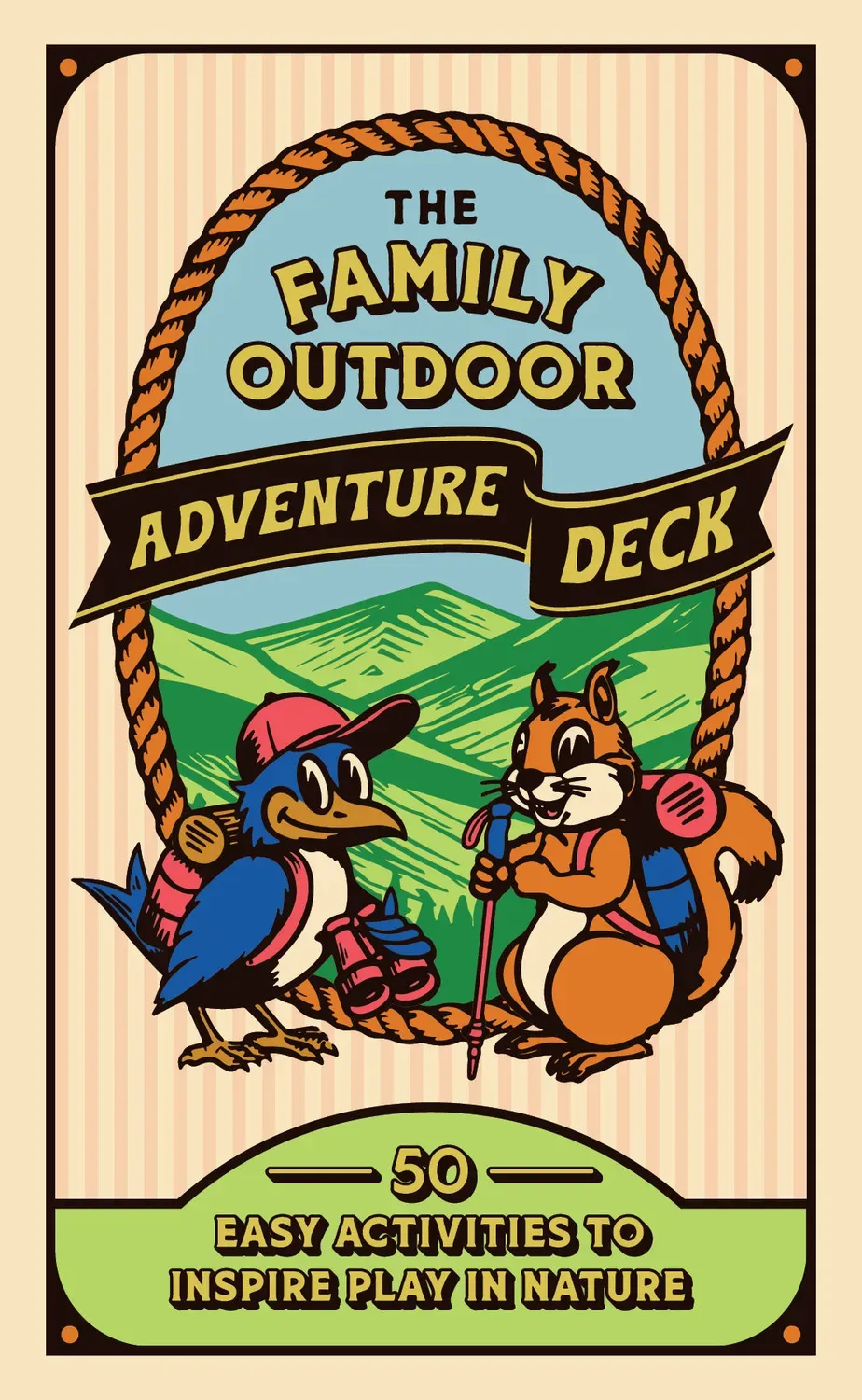 Abrams & Chronicle Books Family Outdoor Adventure Deck aktivitetskort 50 natur