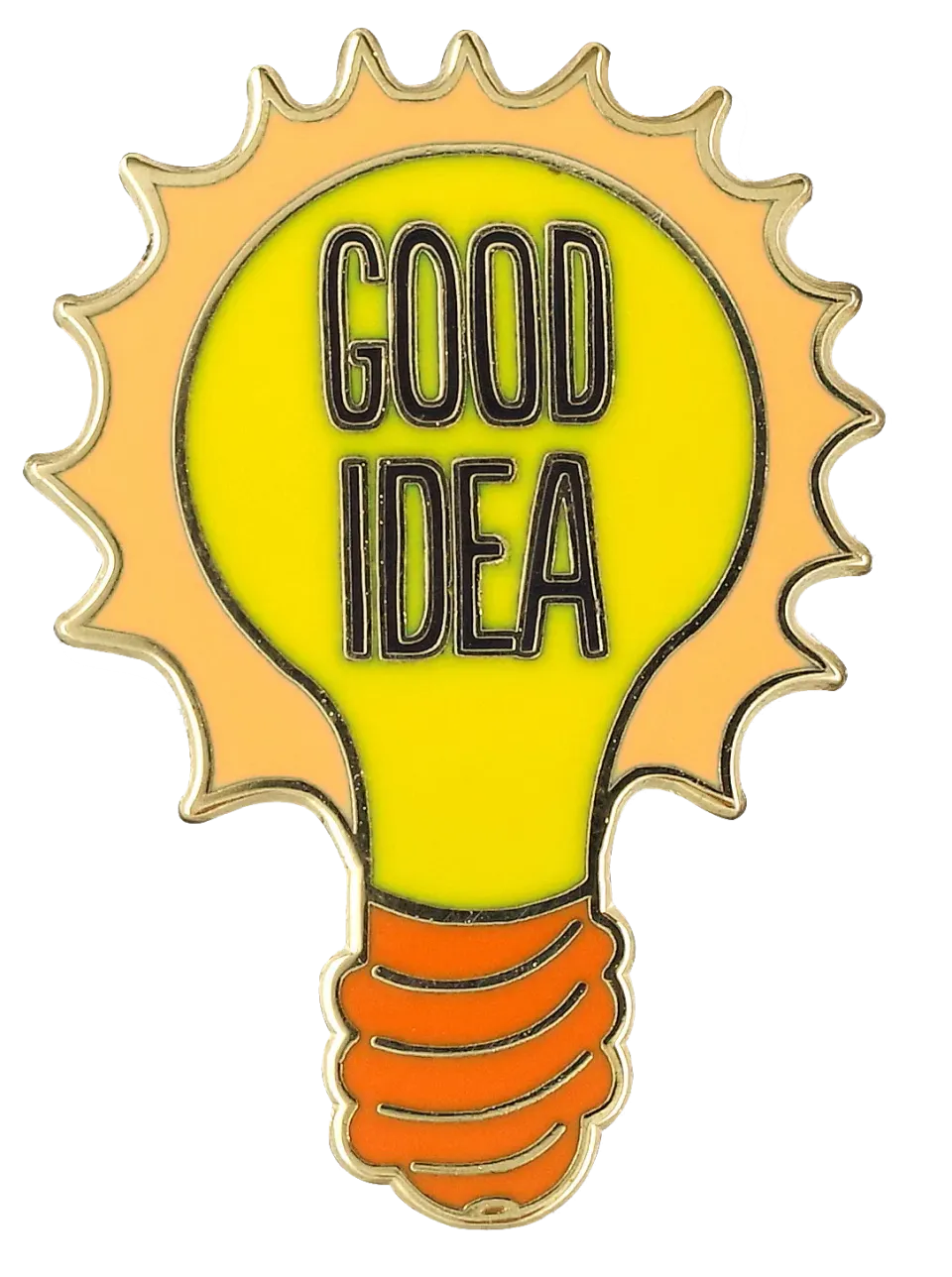 Peter Pauper Press Lightbulb Enamel Pin jakkemerke gaveeske