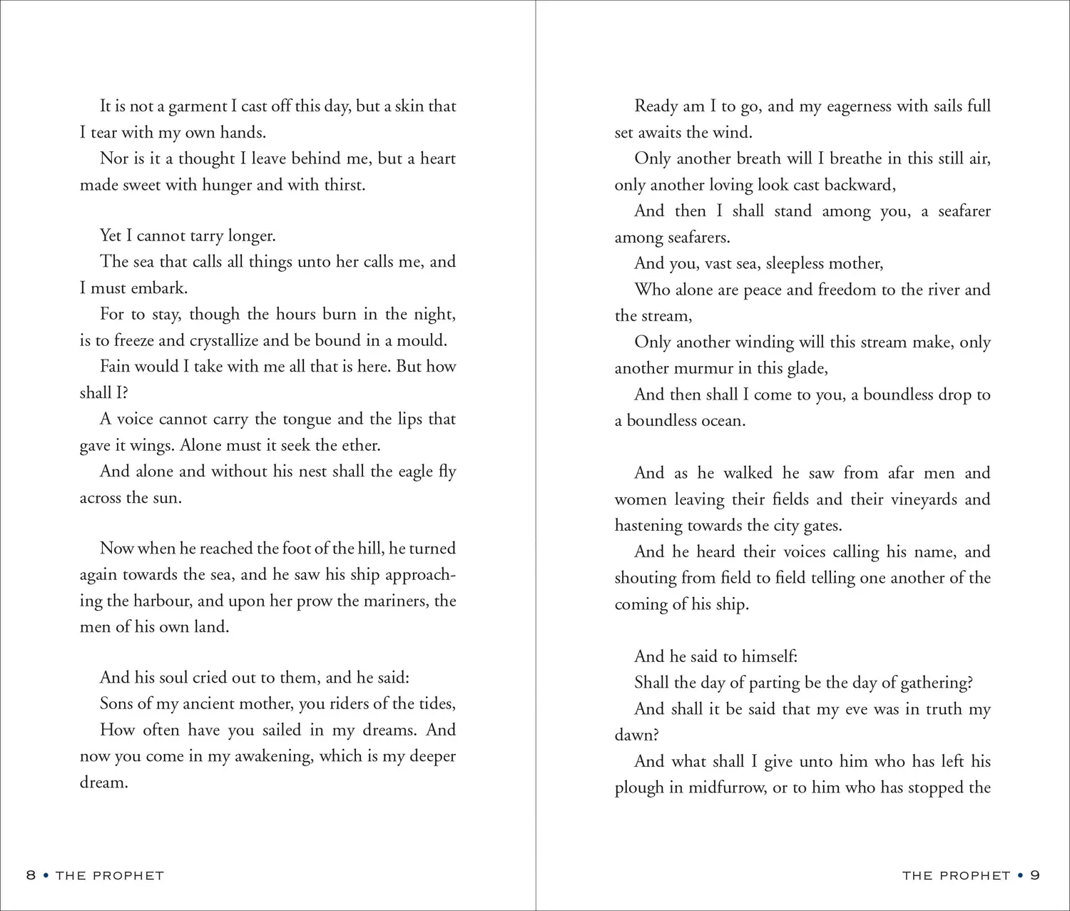 Peter Pauper Press The Prophet gavebok innbundet Kahlil Gibran