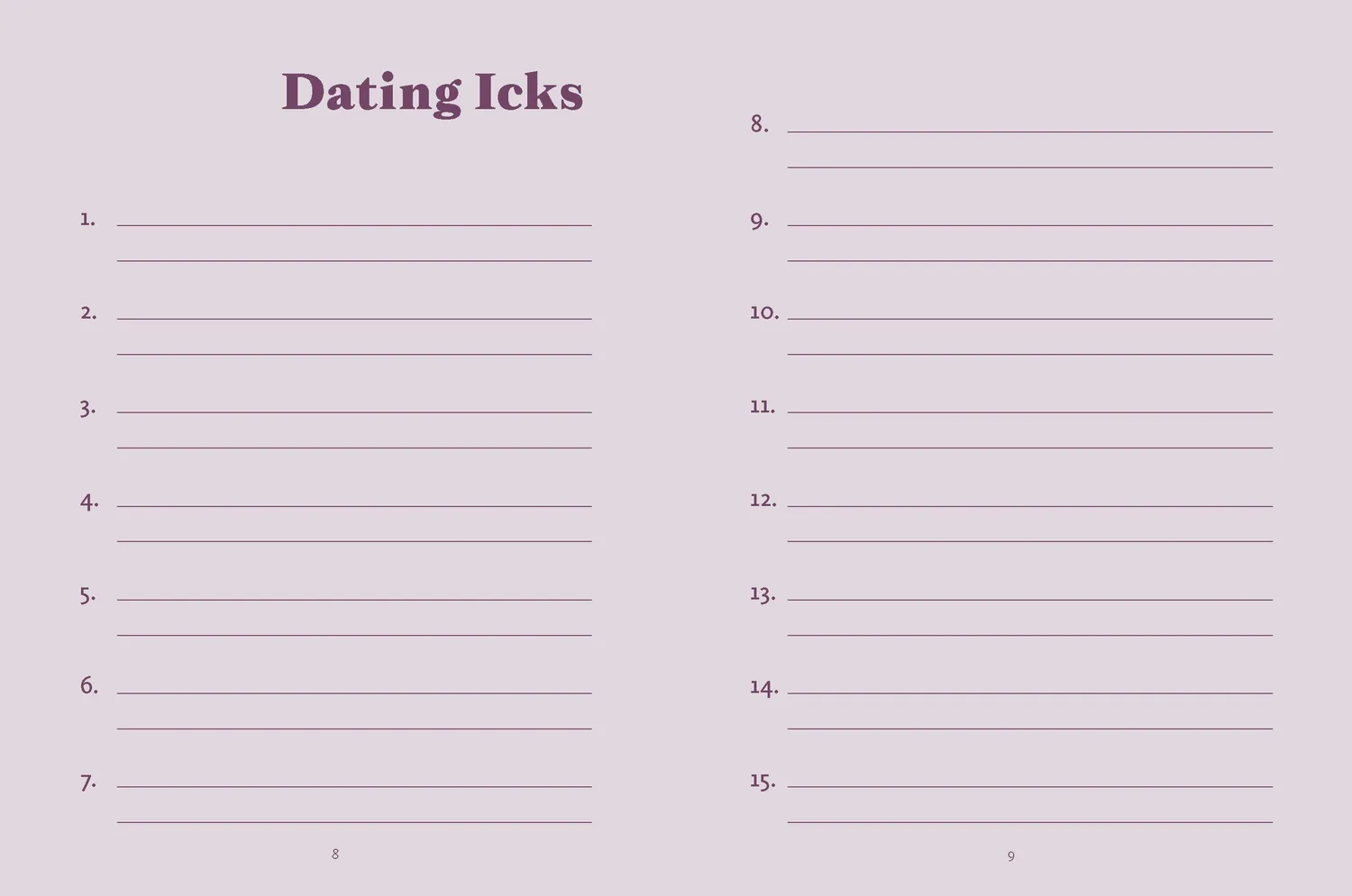 Chronicle Books The Ick Journal dagbok guidet humor