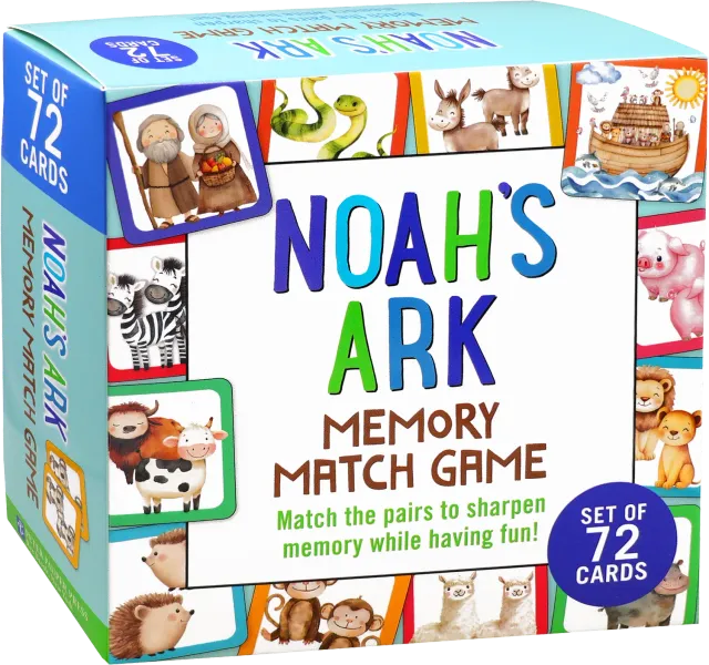 Peter Pauper Press Noah's Ark Memory Match huskespill 72 kort