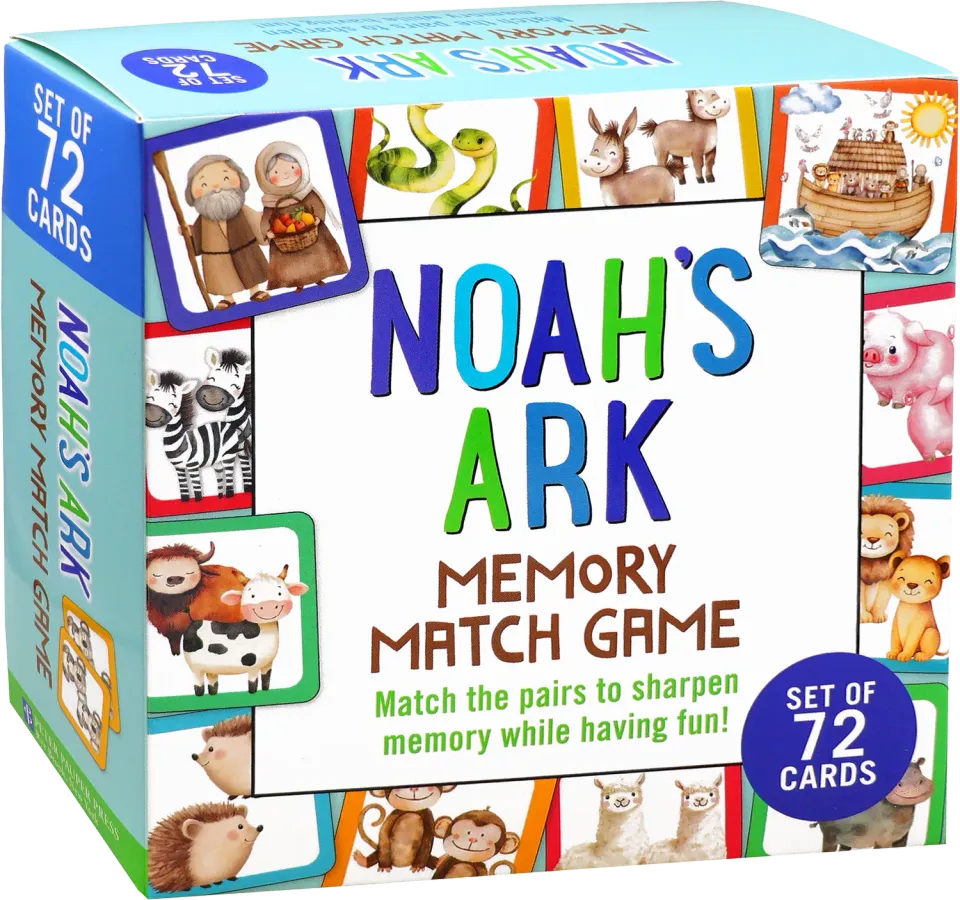Peter Pauper Press Noah's Ark Memory Match huskespill 72 kort