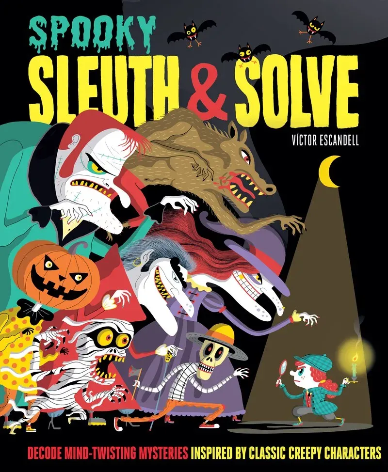 Abrams and Chronicle Sleuth & Solve Spooky innbundet bok grøss