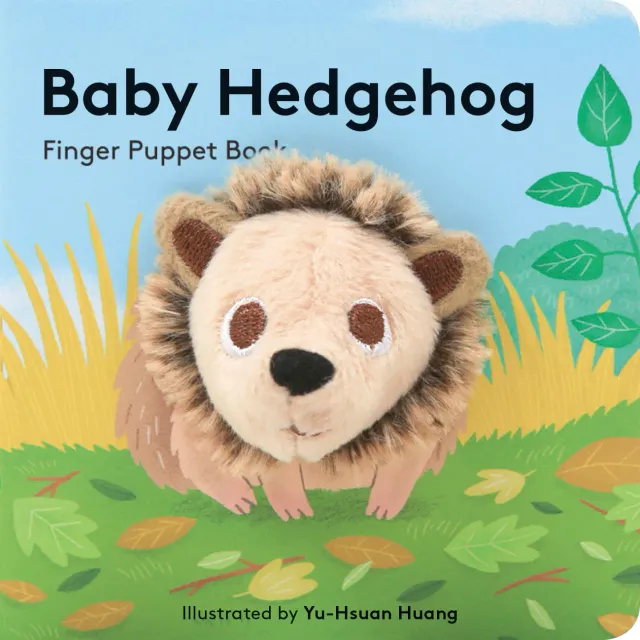 Chronicle Books Baby Hedgehog pekebok med fingerdukke