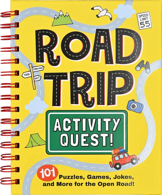 Peter Pauper Press Road Trip Activity Quest aktivitetsbok