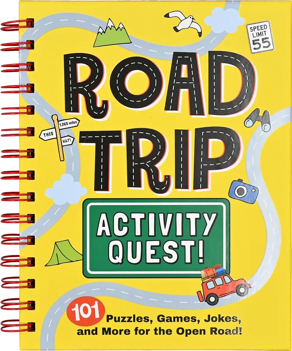 Peter Pauper Press Road Trip Activity Quest aktivitetsbok