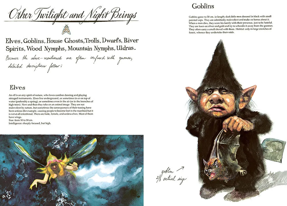 Abrams and Chronicle Gnomes innbundet bok illustrert klassiker