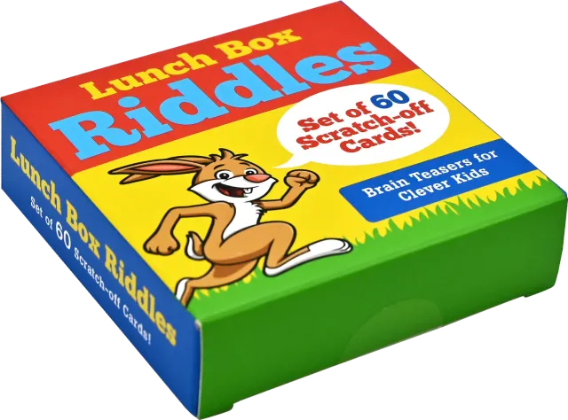 Peter Pauper Press Lunch Box Riddles skrapekort 60 gåtekort