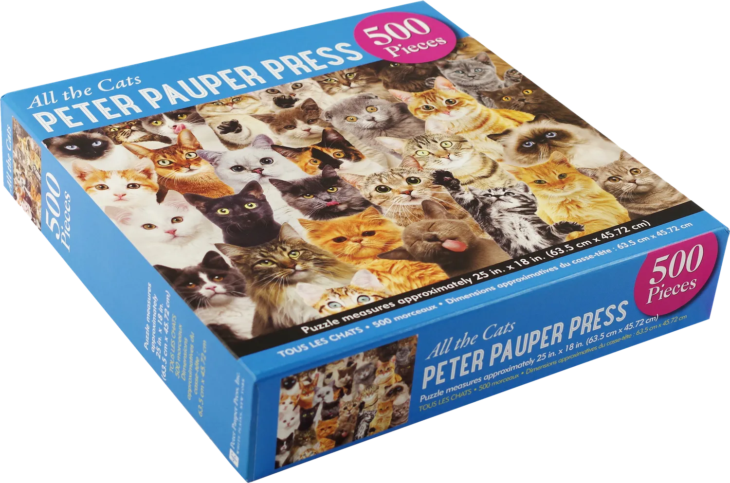 Peter Pauper Press All the Cats puslespill 500 brikker