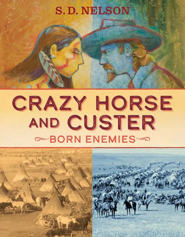 Abrams Crazy Horse and Custer Born Enemies innbundet bok 10–14 år