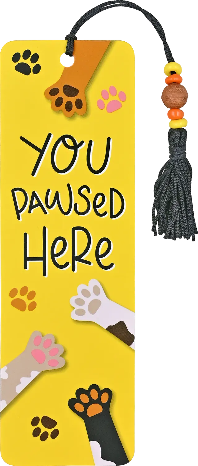Peter Pauper Press You Pawsed Here bokmerke poter