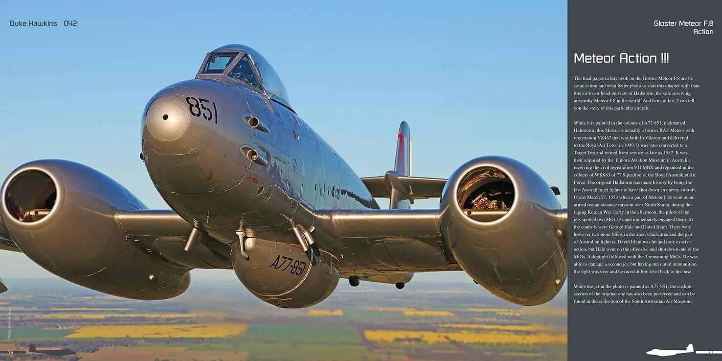 Duke Hawkins Gloster Meteor F.8/FR.9 bok 84 sider