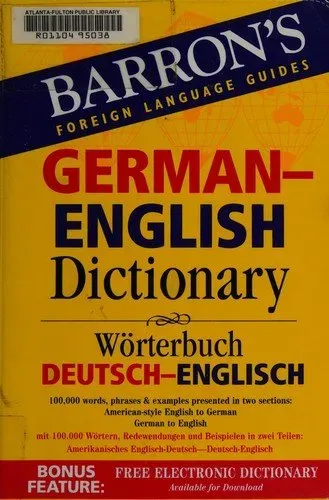 Bokia German-English dictionary bok pent brukt ordbok