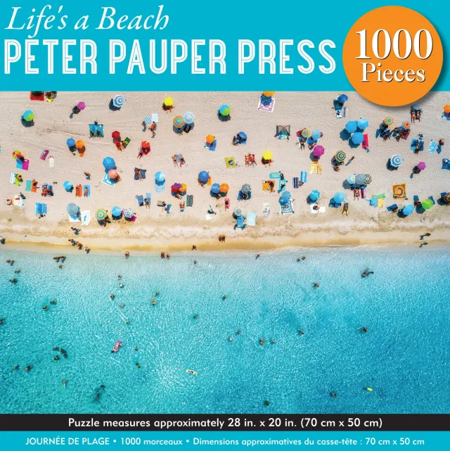 Peter Pauper Press Life's a Beach puslespill 1000 brikker