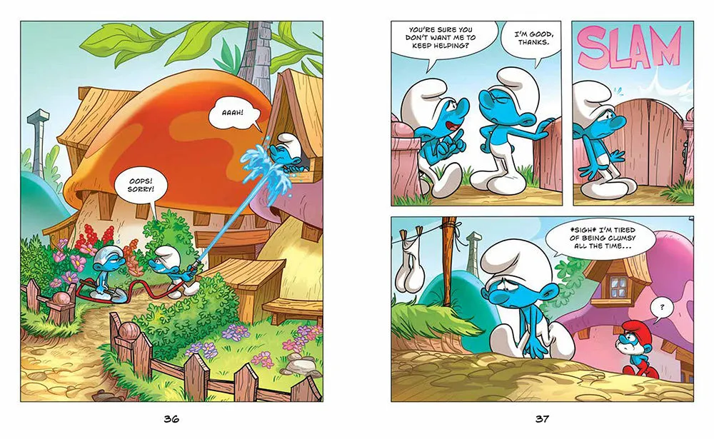 Abrams and Chronicle We Are the Smurfs Welcome to Our Village pocket