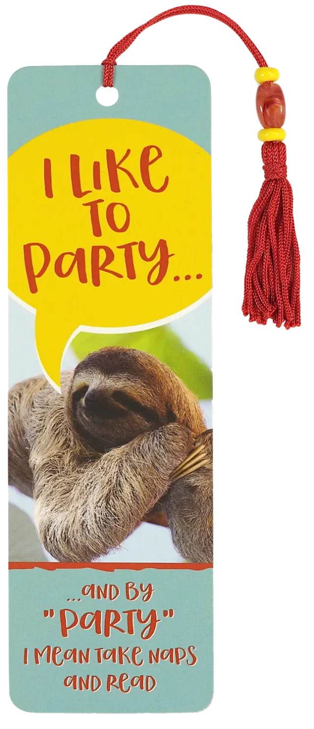 Peter Pauper Press I Like to Party bokmerke dovendyr