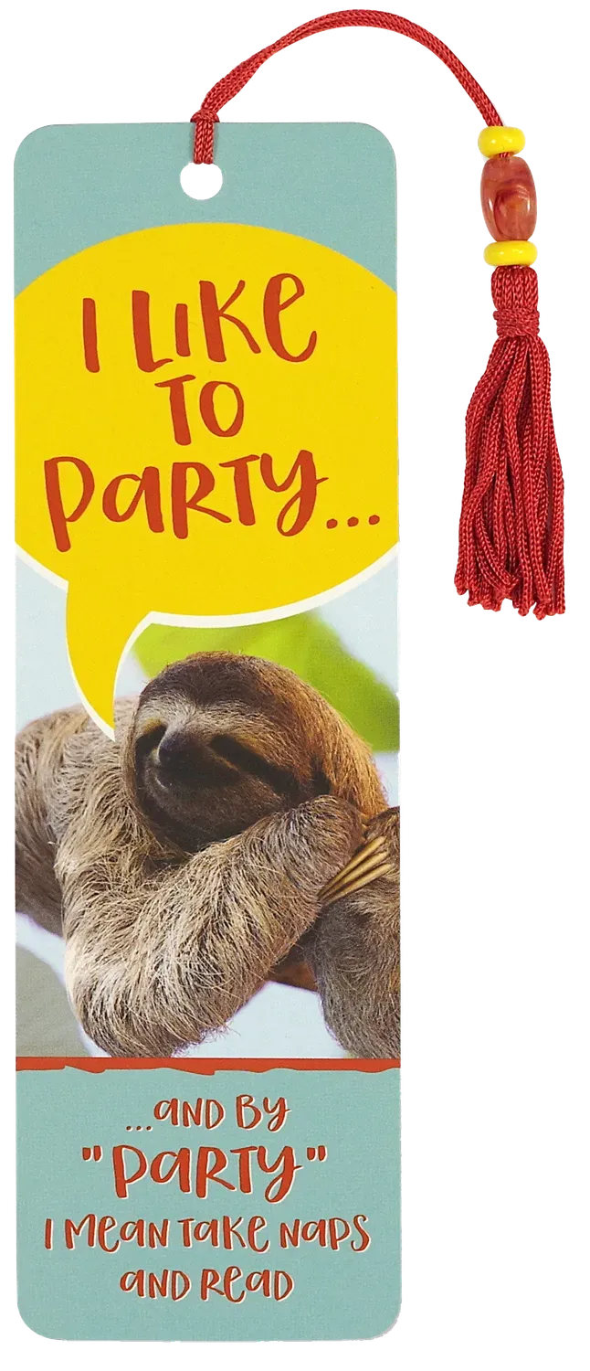 Peter Pauper Press I Like to Party bokmerke dovendyr