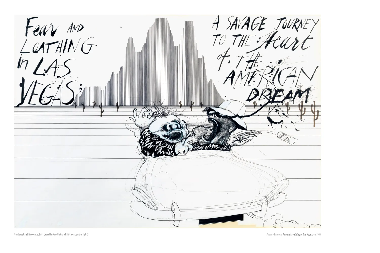 Abrams and Chronicle Ralph Steadman A Life in Ink mini kunstbok