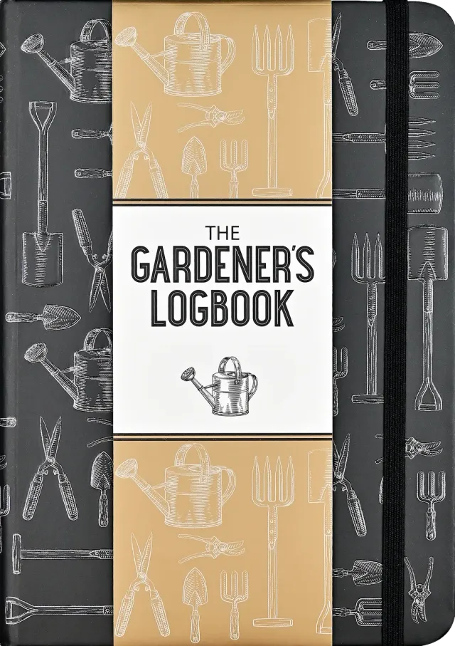 Peter Pauper Press The Gardener's Logbook hagedagbok innbundet