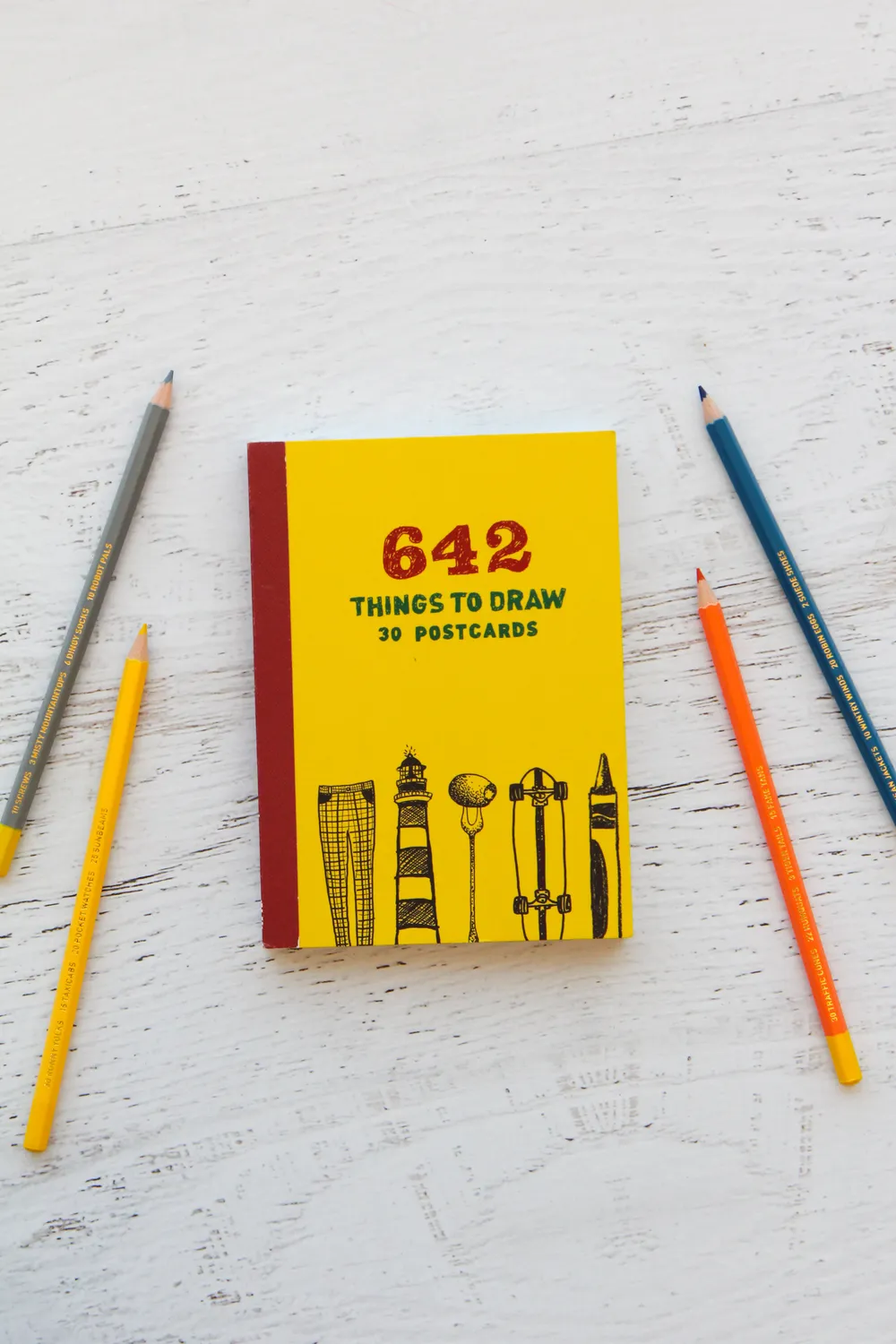 642 Things 30 postkort postkortbok tegneutfordring