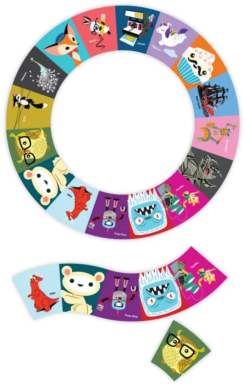 Gamago Yeti and Friends puslespill 16 brikker tosidig