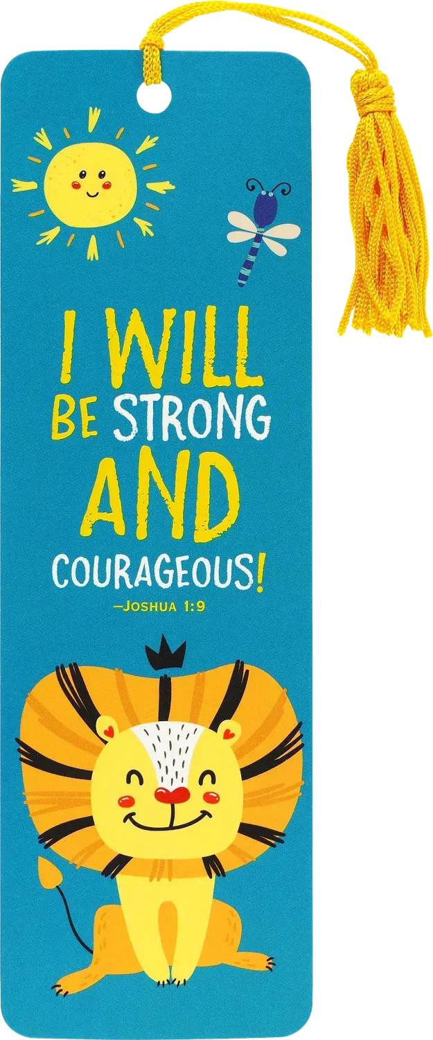 Peter Pauper Press Strong Courageous bokmerke barn løve