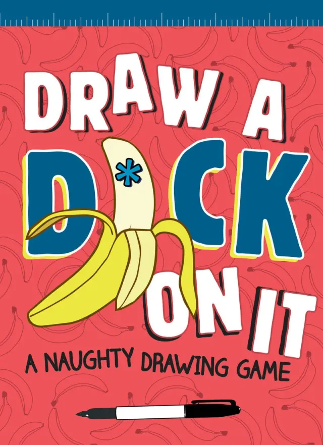 Chronicle Books Draw a D*ck on It tegneblokk