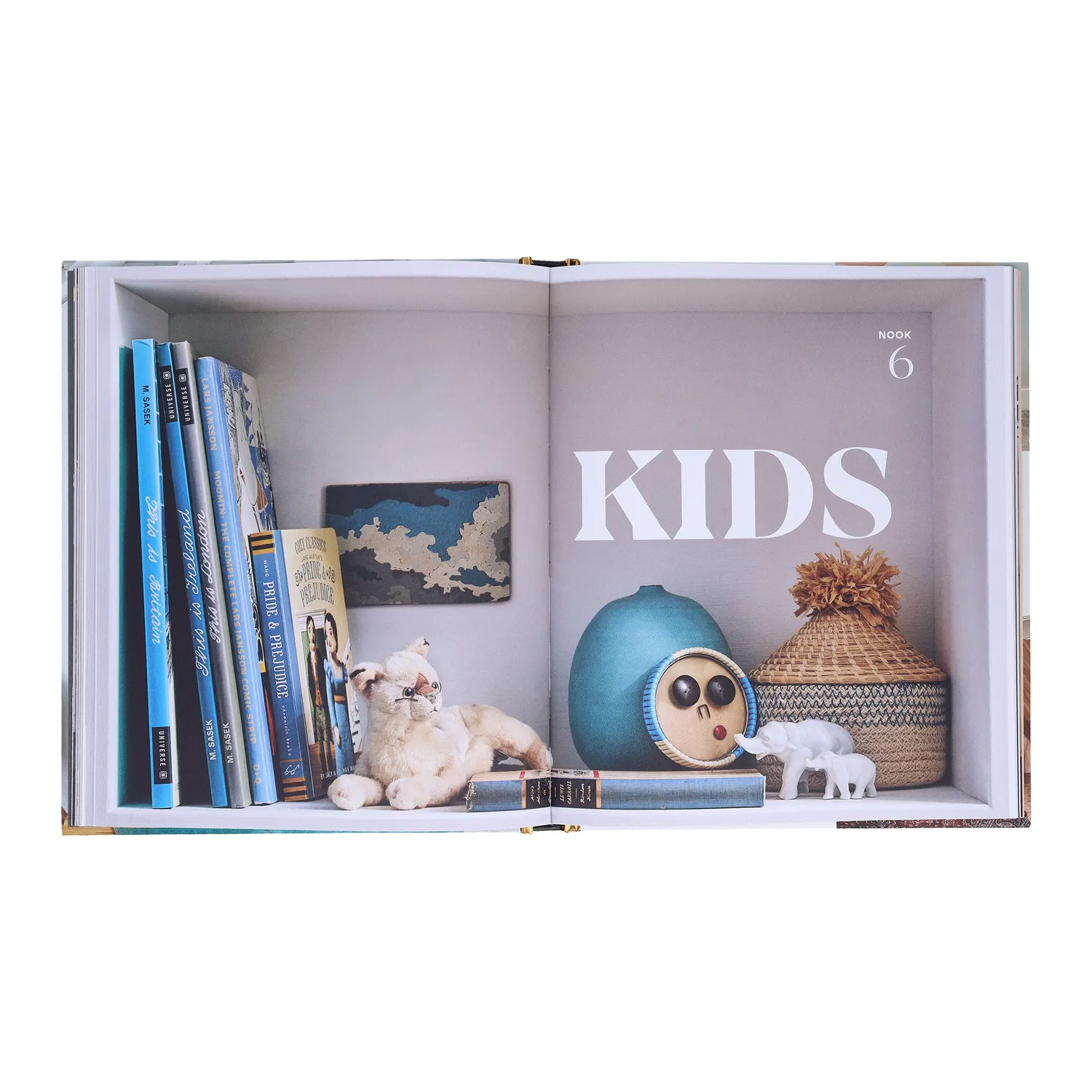 Abrams & Chronicle Books Book Nooks interiørbok innbundet lesekrok