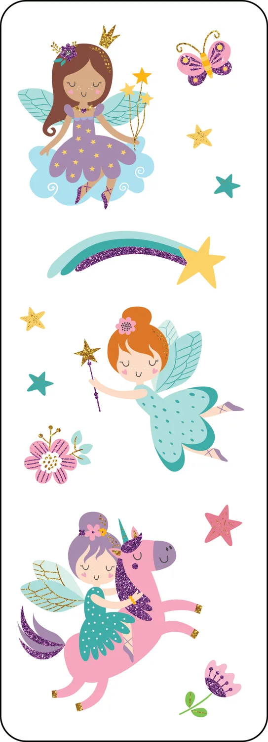 Peter Pauper Press Fairies klistremerkesett 70 stk