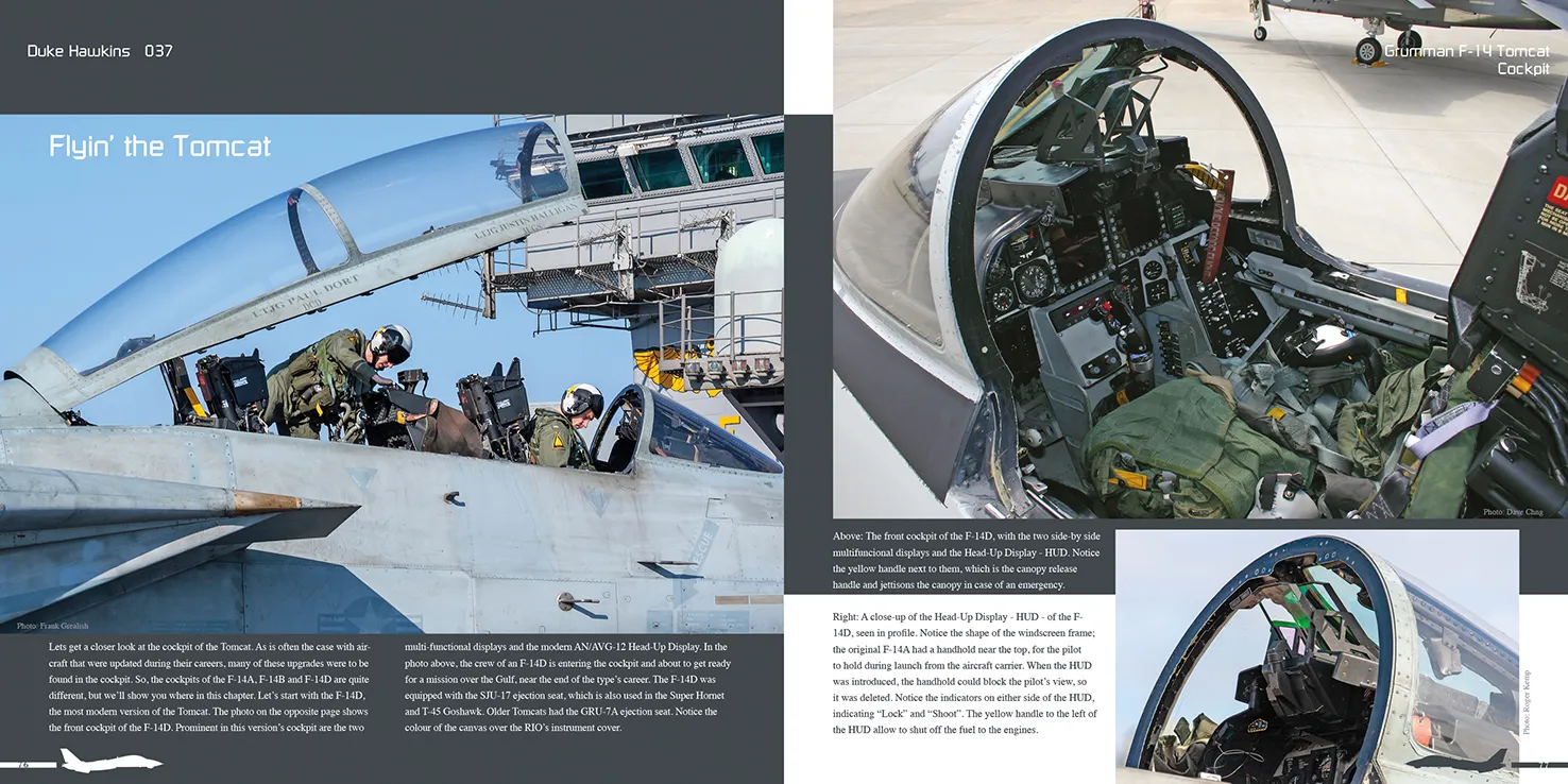 Duke Hawkins Grumman F-14 Tomcat bok 220 sider