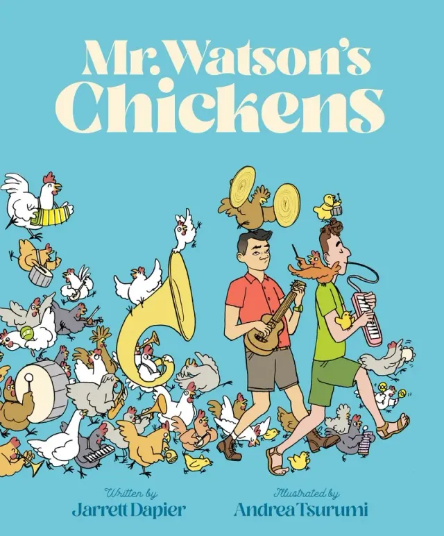 Chronicle Books Mr. Watson's Chickens innbundet barnebok 3-5 år