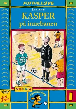 Jørn Jensen Kasper på innebanen bok innbundet pent brukt