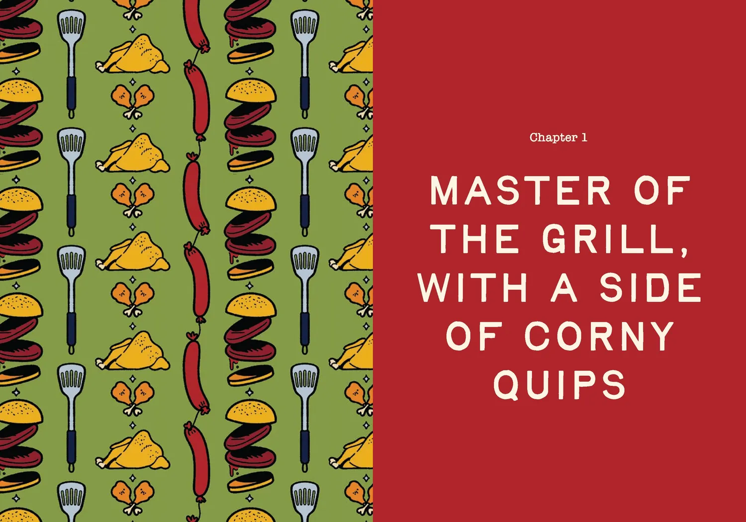 Chronicle This Is the Only Book of Dad Jokes vitsebok innbundet