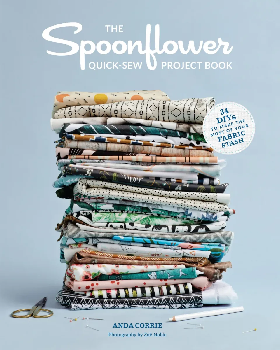 Abrams Spoonflower Quick-sew innbundet sybok 34 prosjekter